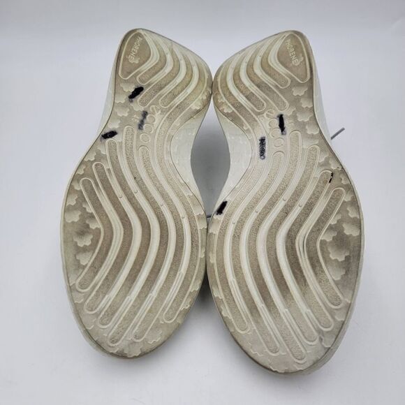 Ecco Therap Mens 12-12.5 Gray White Shoes Sneakers Athletic Walking Lace Up - Picture 14 of 14